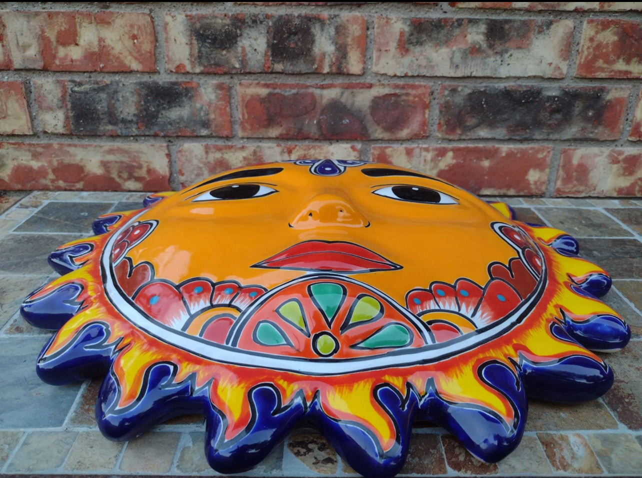 XL Talavera Face Sun/ Home Decor