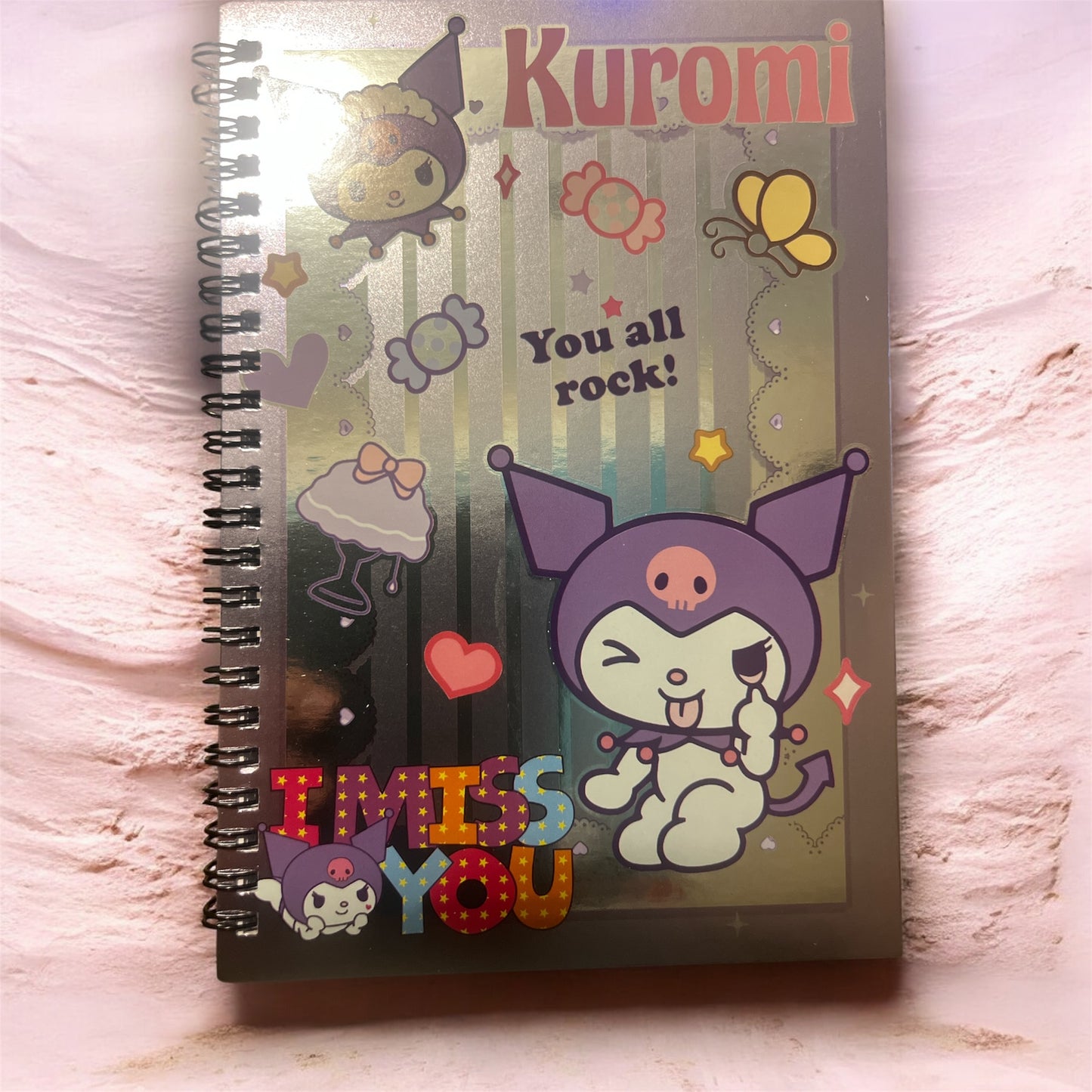 Kuromi Notebook 70 pages.