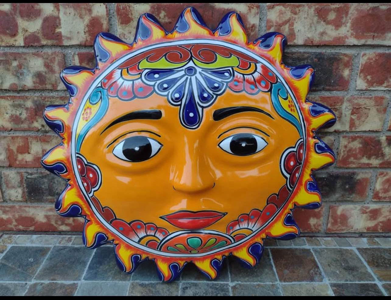 XL Talavera Face Sun/ Home Decor