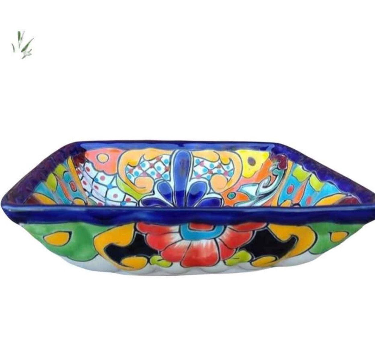 Mexican Talavera Pottery Fruit/Salad Tray