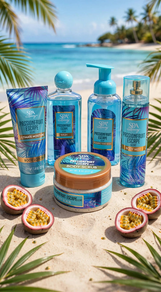 Passion fruit Scape Spa Gift Set Body Care Bundle.