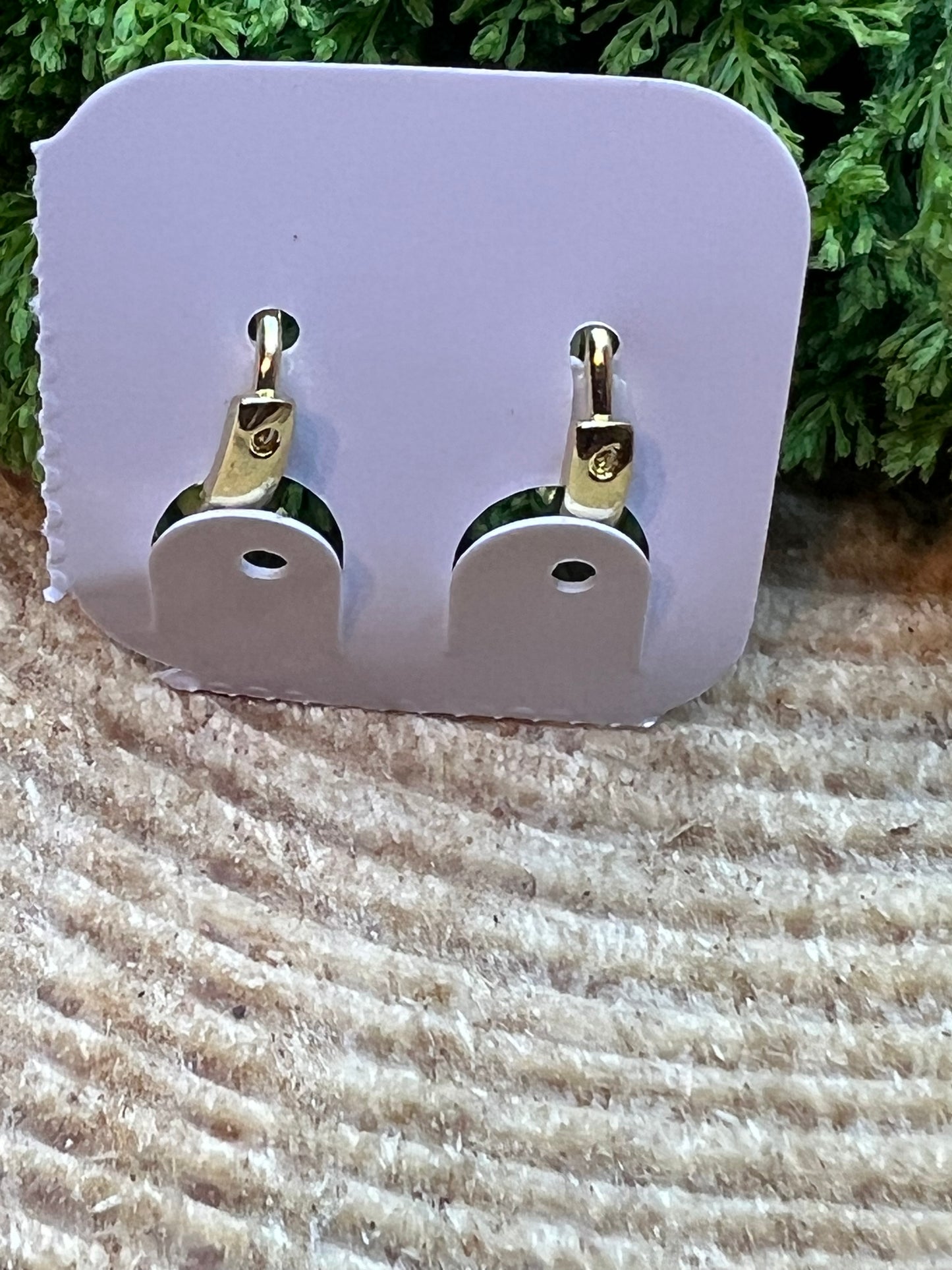 Crown 14K Gold Filled Hoop Earrings/ Corona Oro Laminado