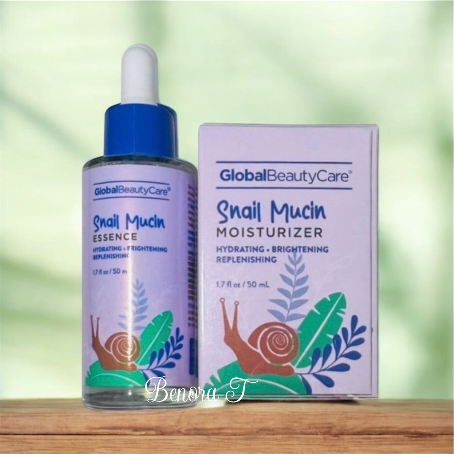 Snail Mucin Moisturizer Cream & Serum set.