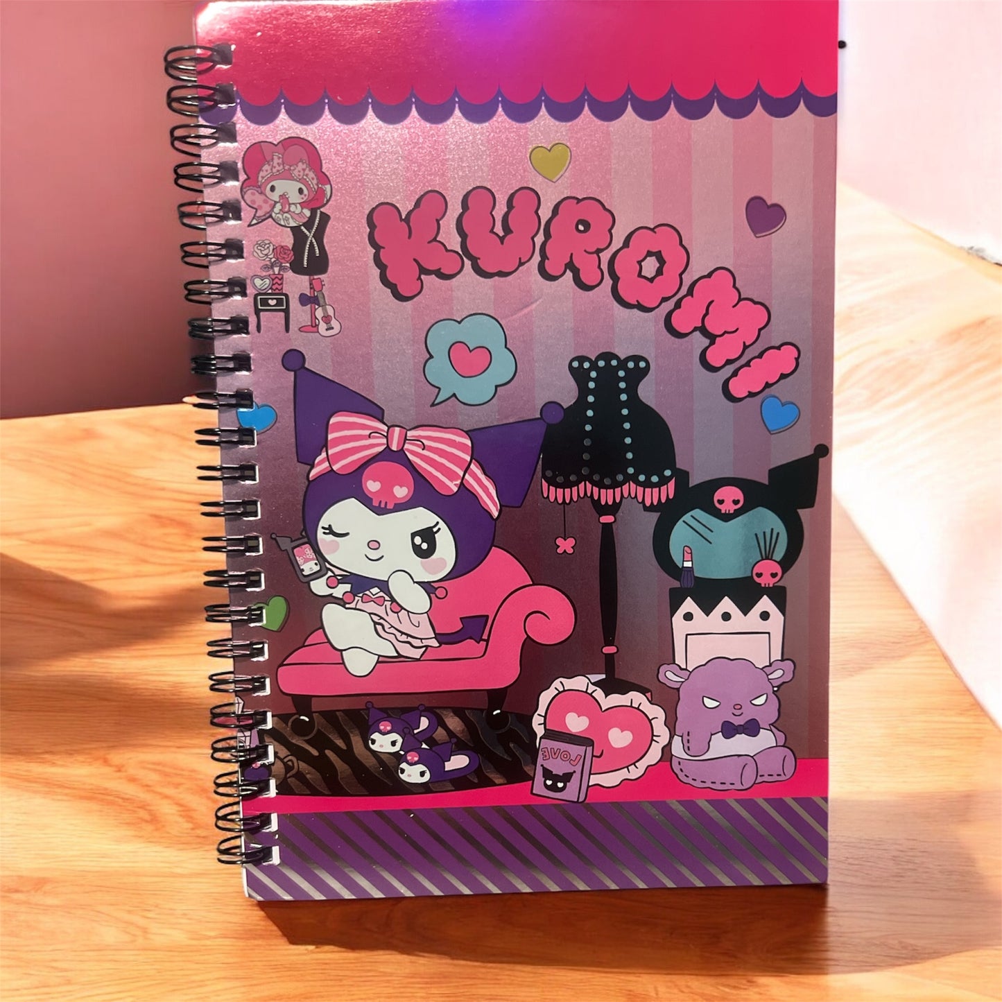 Kuromi Notebook 70 pages