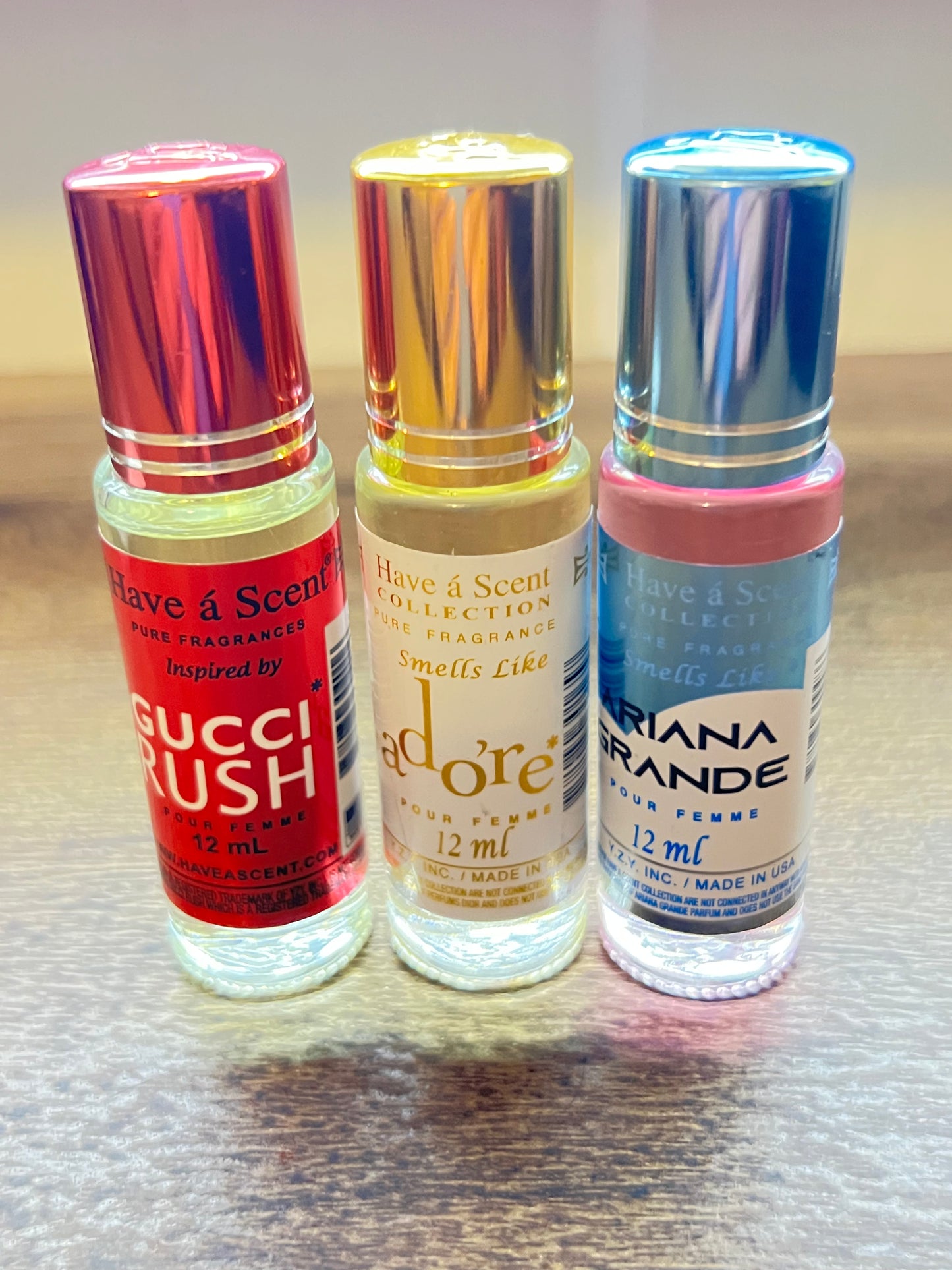 3pc set Luxurious Roll in Oil Perfume. Women